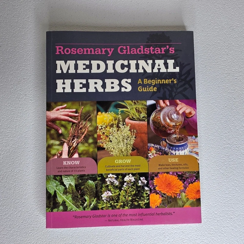 Rosemary Gladstar Medicinal Herbs Book Beginner Guide Paperback Garden Homestead